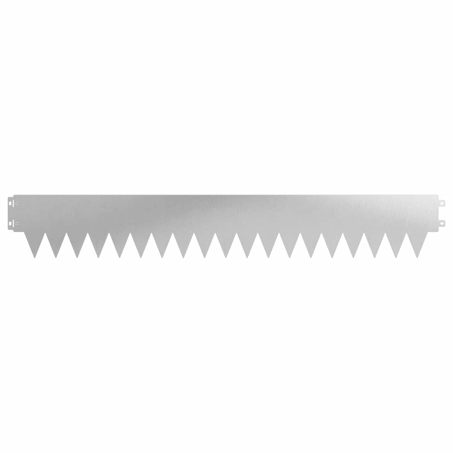 Gjerdekant 30 pcs 103 x 15 cm metall Sølv