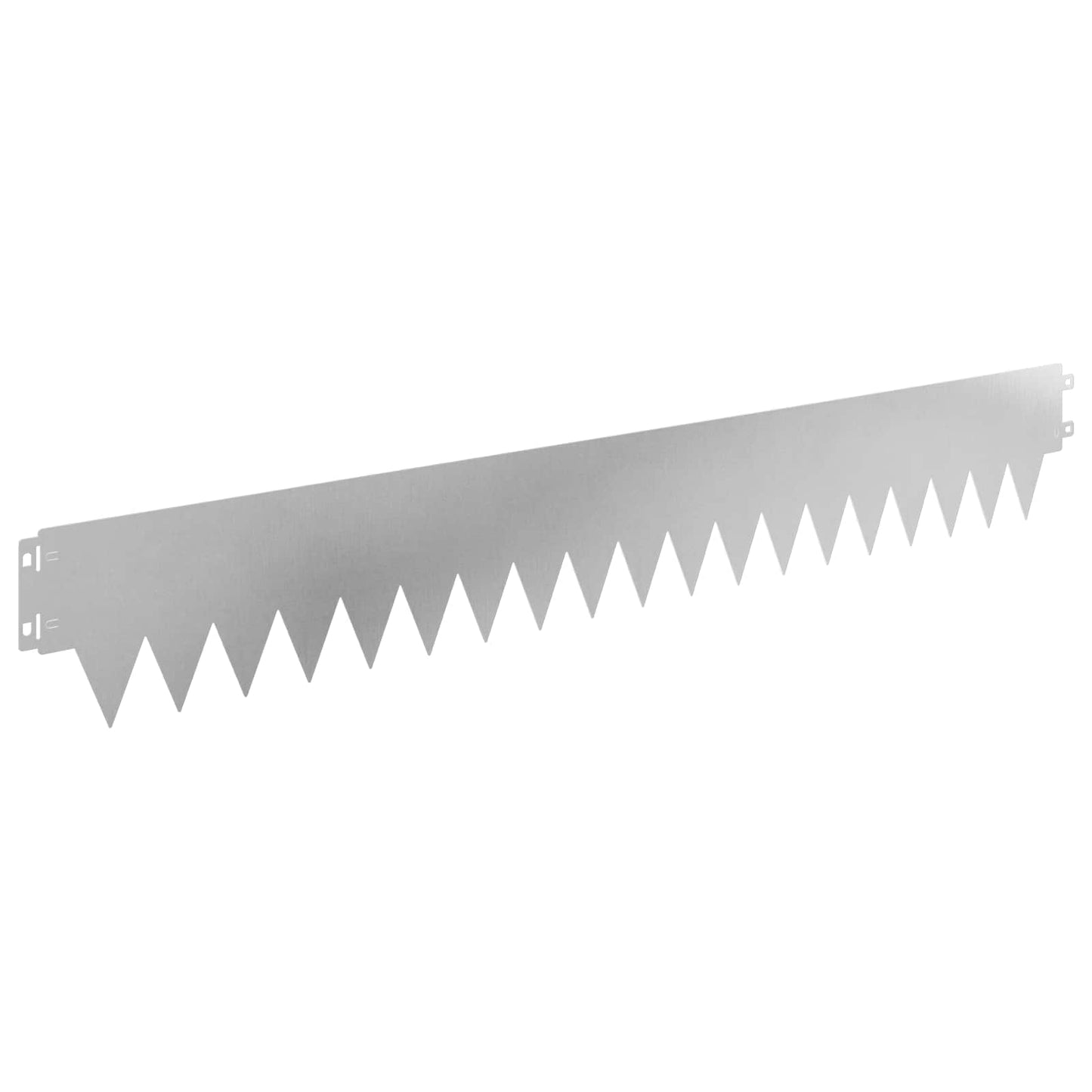 Gjerdekant 50 pcs 103 x 15 cm metall Sølv