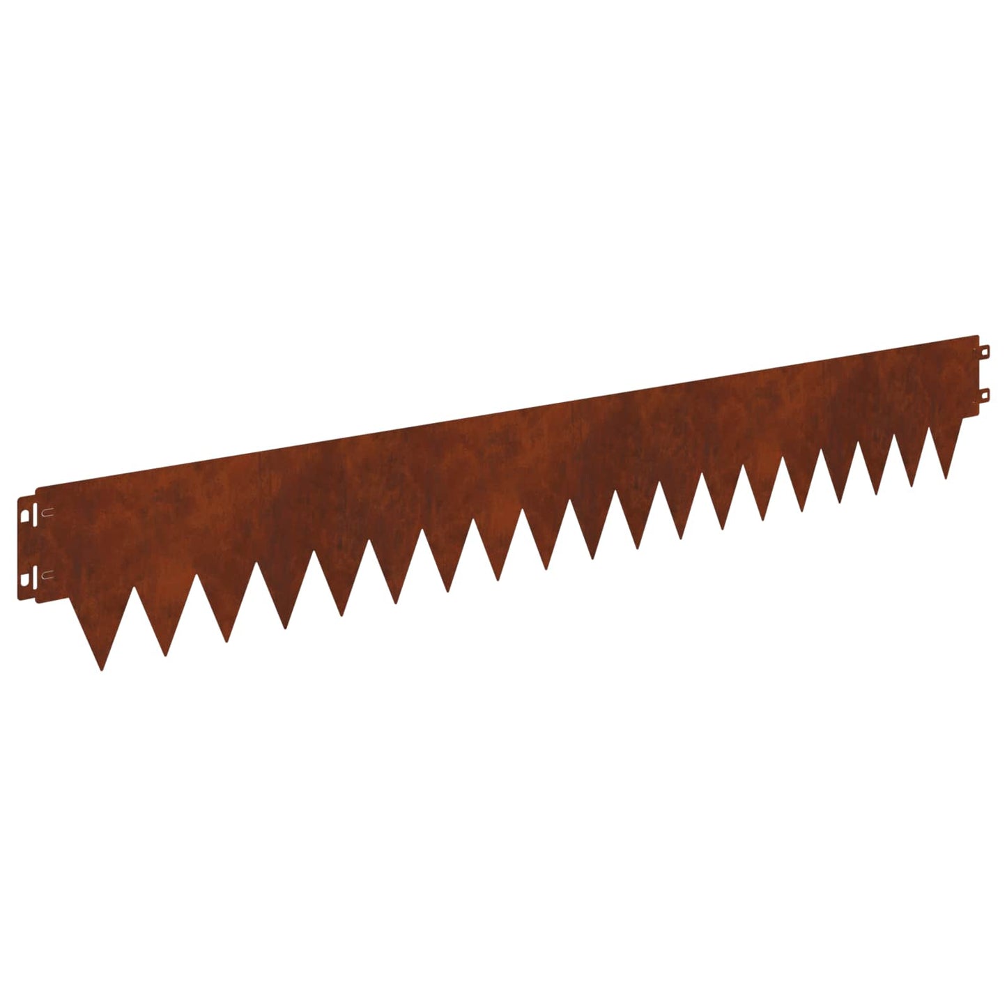 Gjerdekant 10 pcs 103 x 15 cm metall Rusten