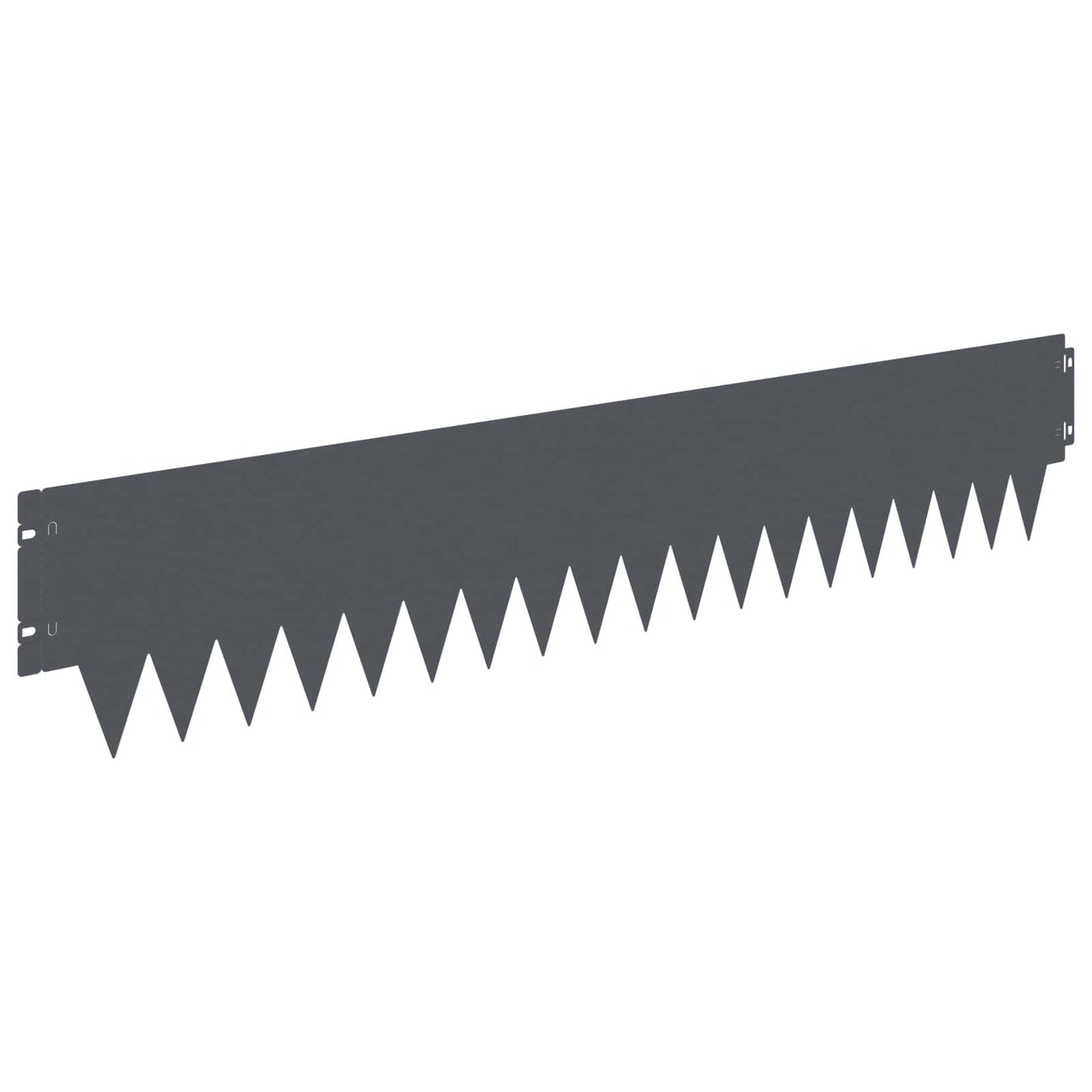 Gjerdekant 20 pcs 103 x 20 cm metall Antrasitt