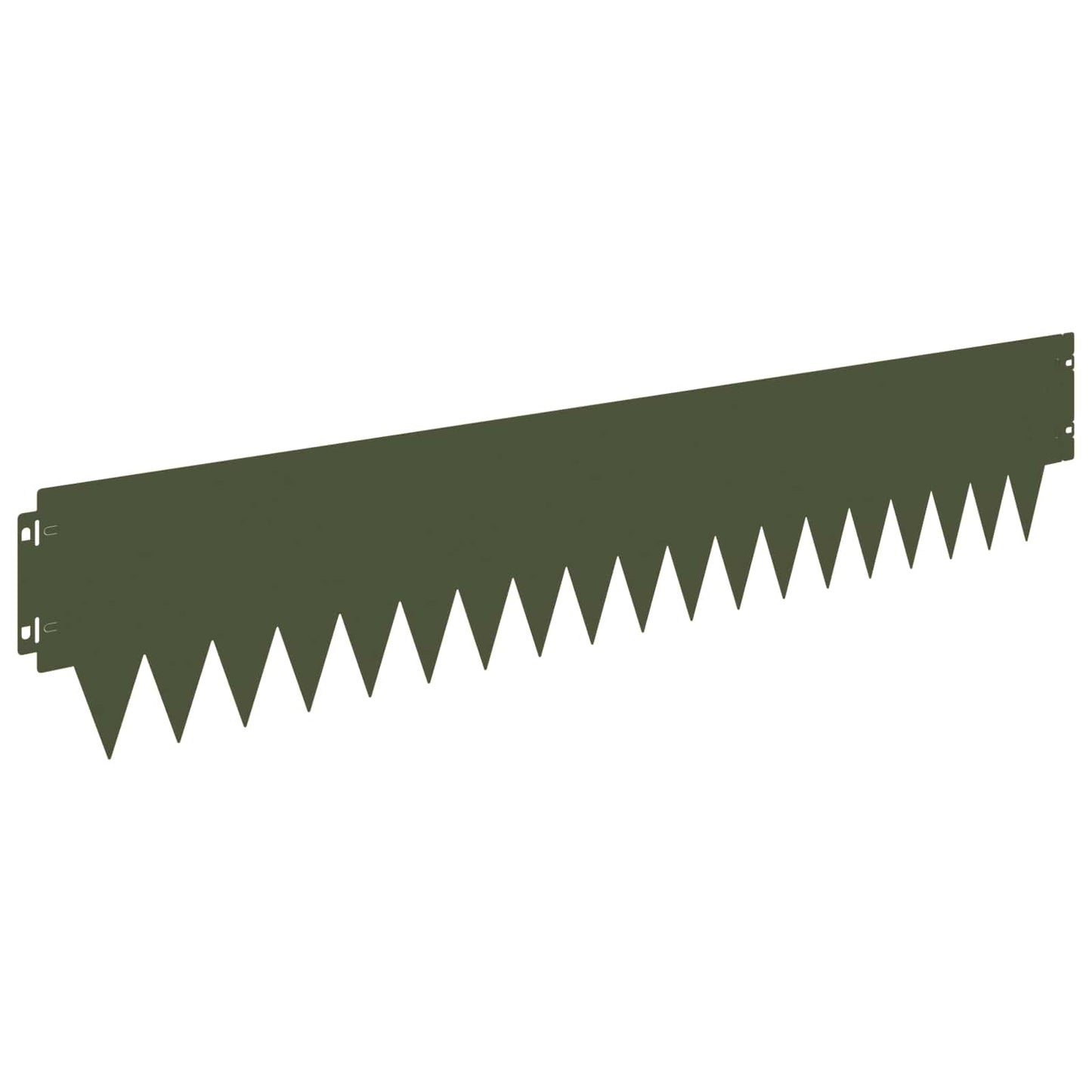 Gjerdekant 10 pcs 103 x 20 cm metall Olivengrønn