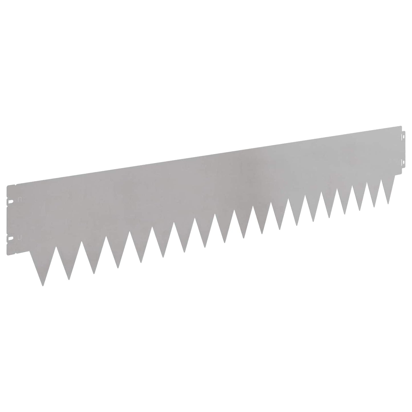 Gjerdekant 10 pcs 103 x 20 cm metall Sølv