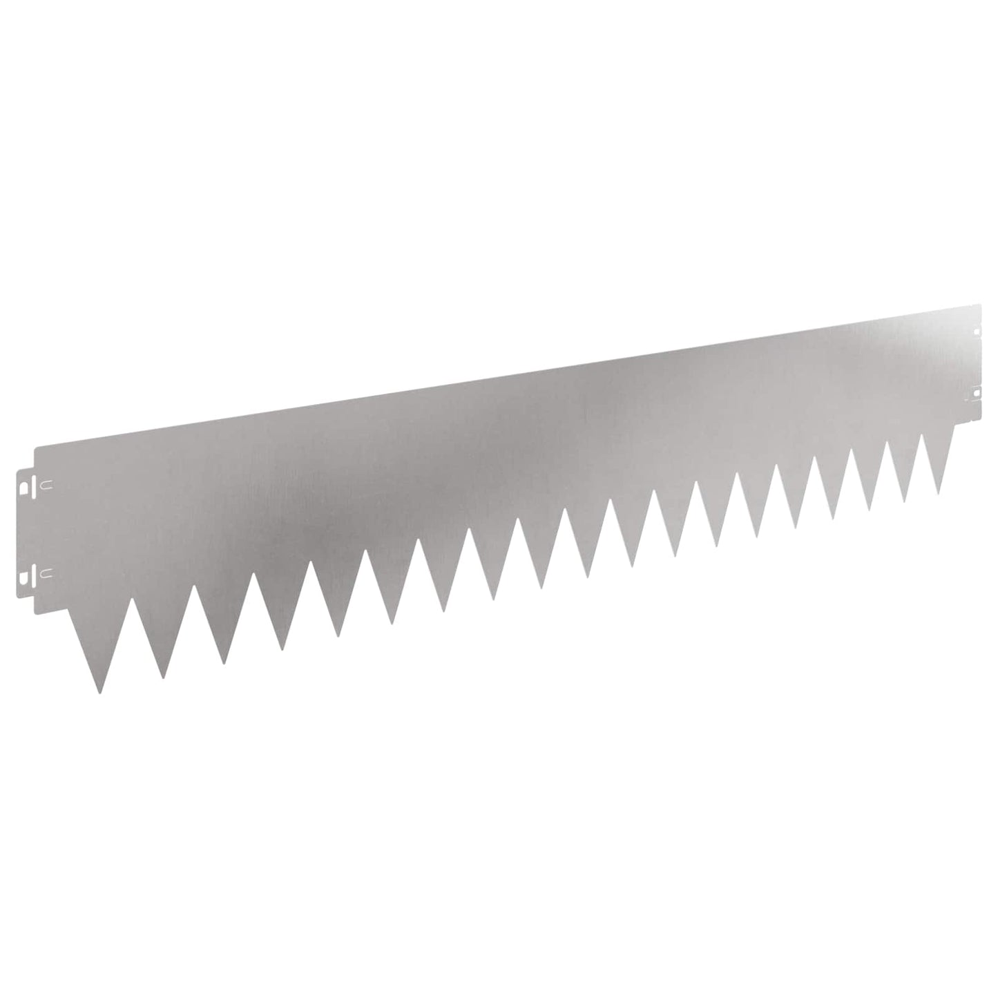Gjerdekant 20 pcs 103 x 20 cm metall Sølv
