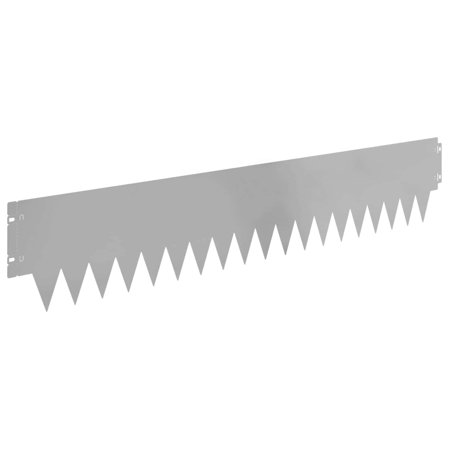 Gjerdekant 30 pcs 103 x 20 cm metall Sølv