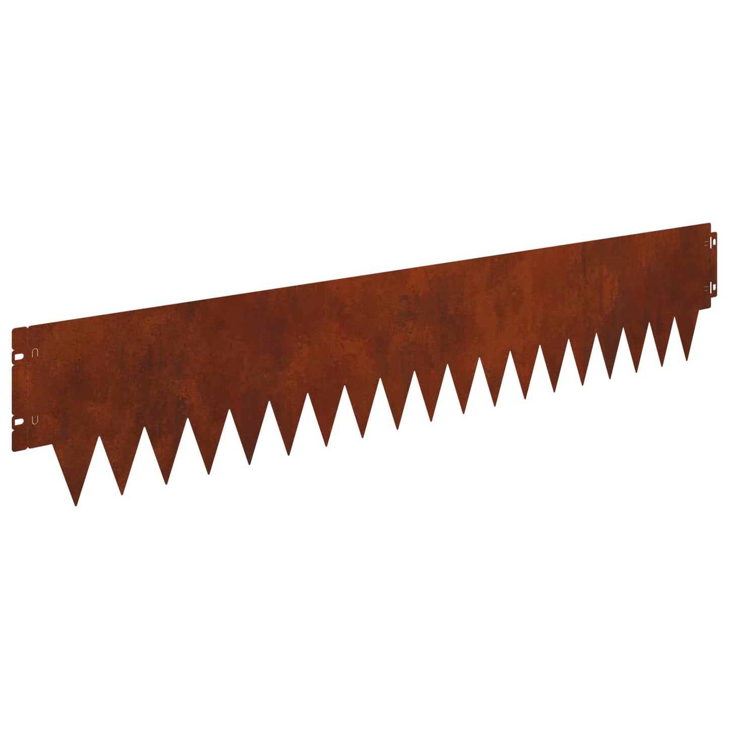 Gjerdekant 20 pcs 103 x 20 cm metall Rusten