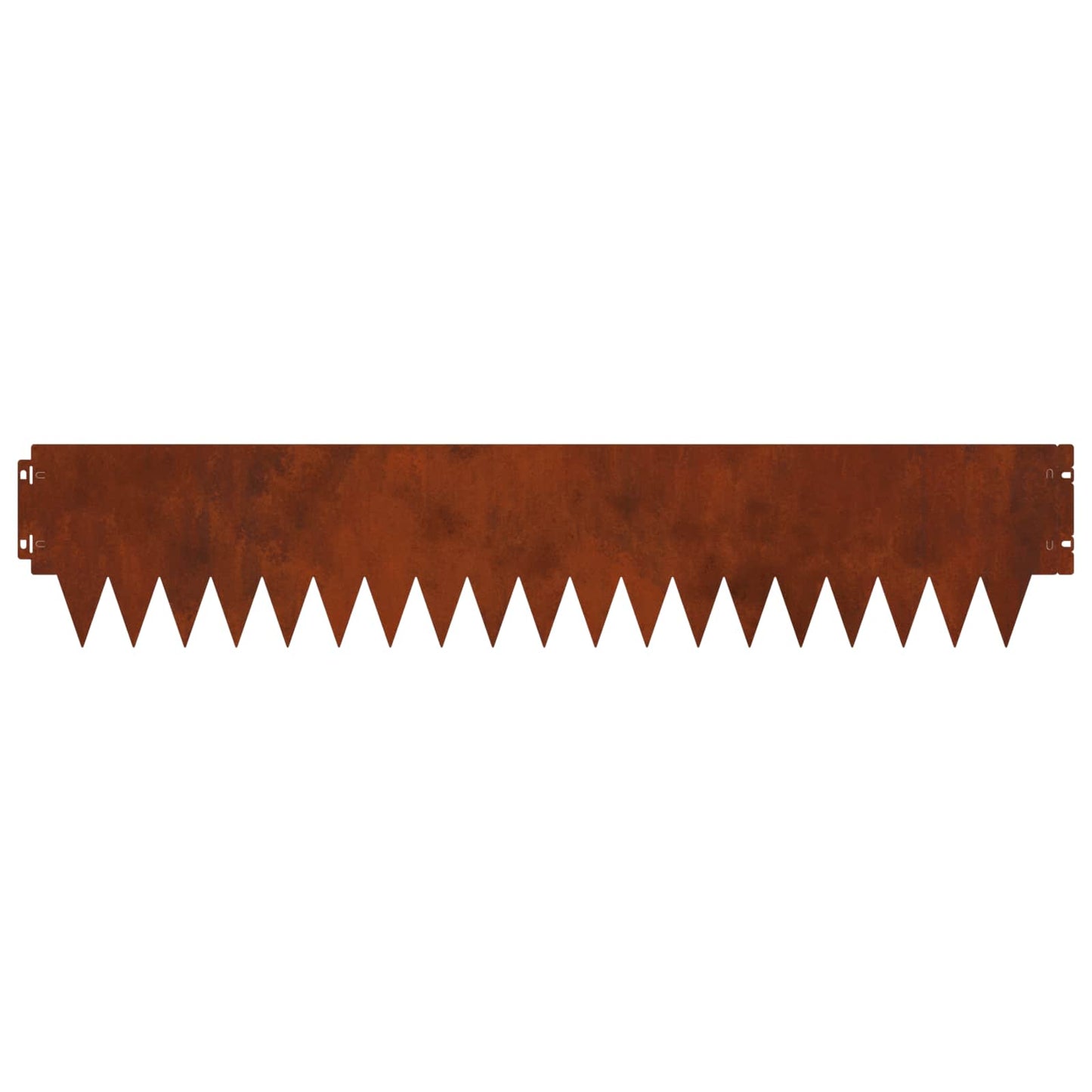 Gjerdekant 20 pcs 103 x 20 cm metall Rusten
