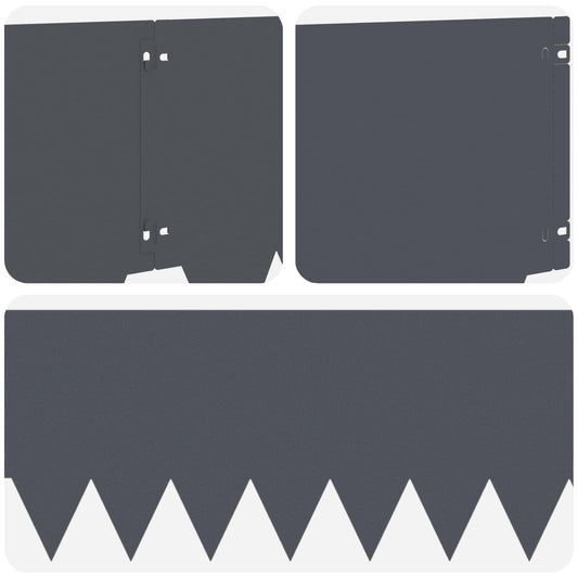 Gjerdekant 10 pcs metall