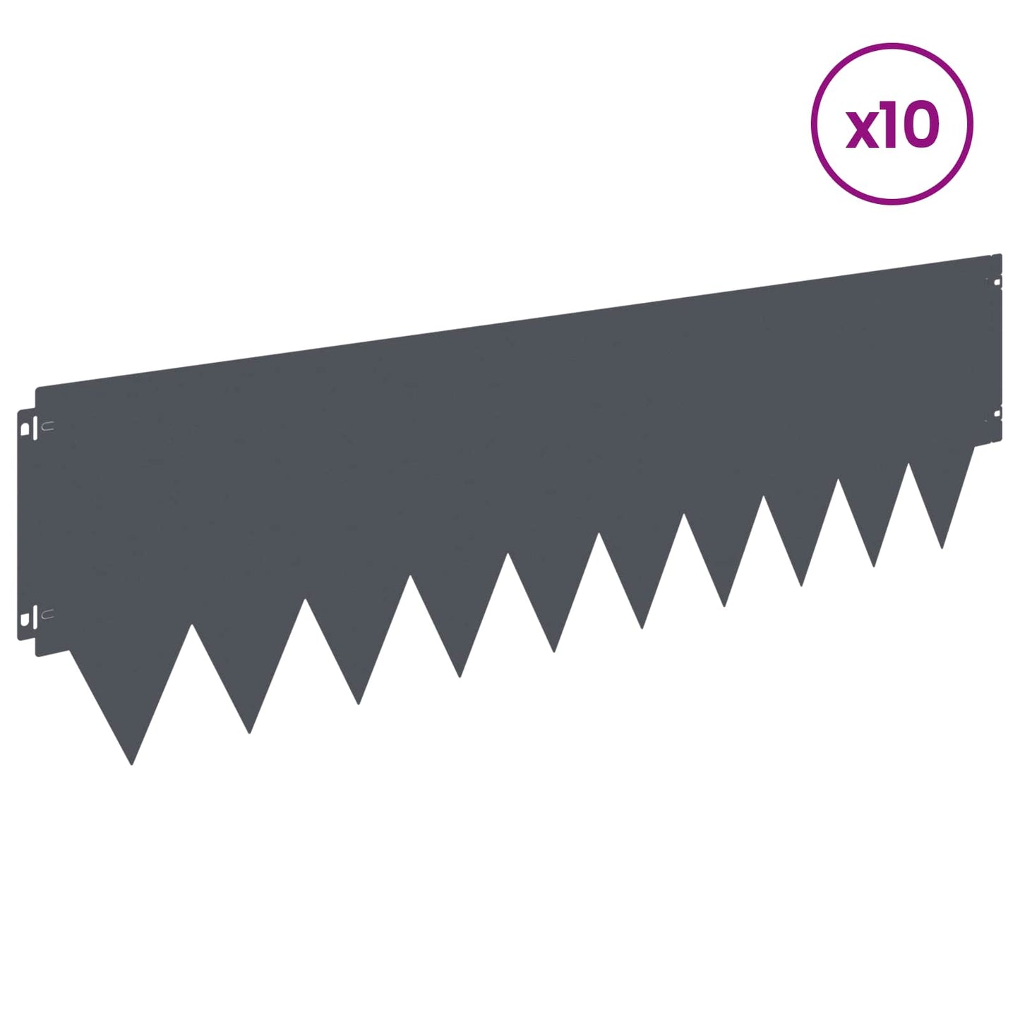 Gjerdekant 10 pcs metall