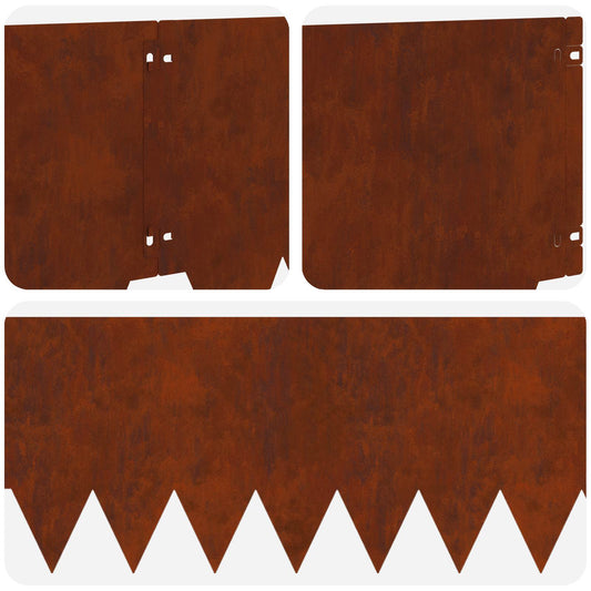 Gjerdekant 10 pcs metall