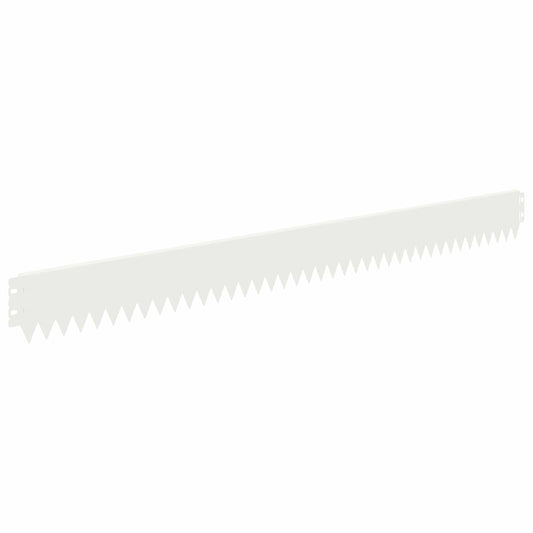 Gjerdekant 30 pcs 103 x 10 cm Stål Hvit