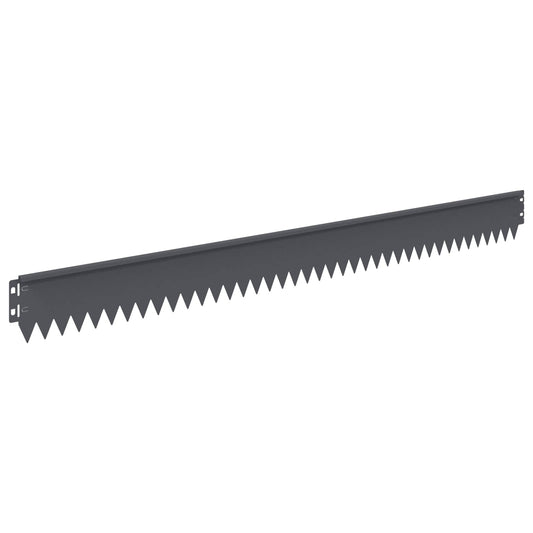 Gjerdekant 30 pcs 103 x 10 cm Stål Antrasitt