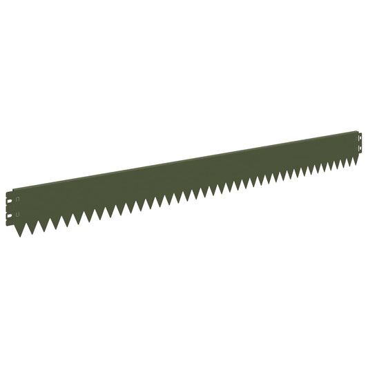 Gjerdekant 20 pcs 103 x 10 cm Stål Olivengrønn