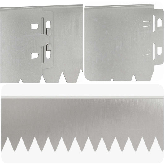 Gjerdekant 50 pcs 103 x 10 cm Stål Sølv
