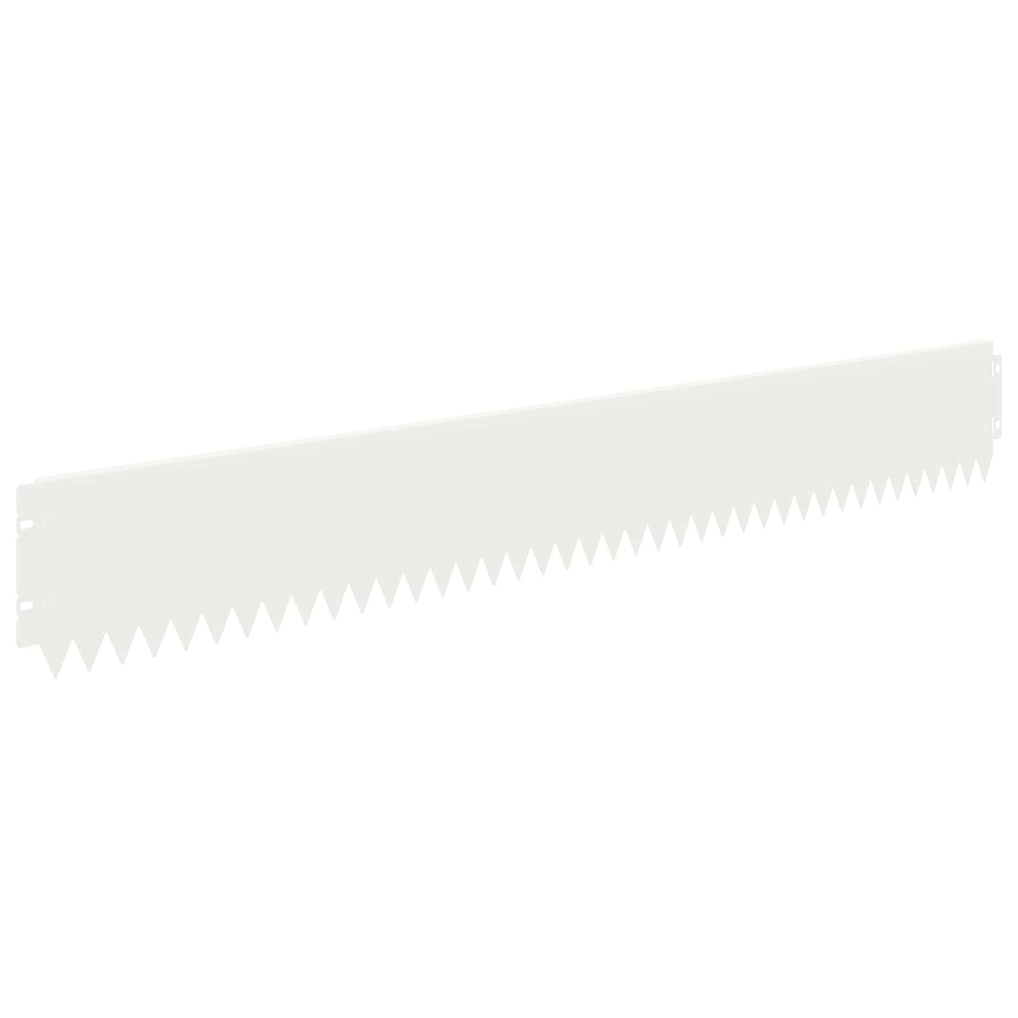 Gjerdekant 10 pcs 103 x 15 cm Stål Hvit