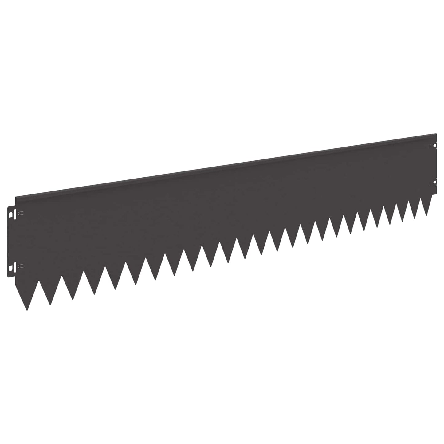 Gjerdekant 30 pcs 103 x 20 cm Stål Svart