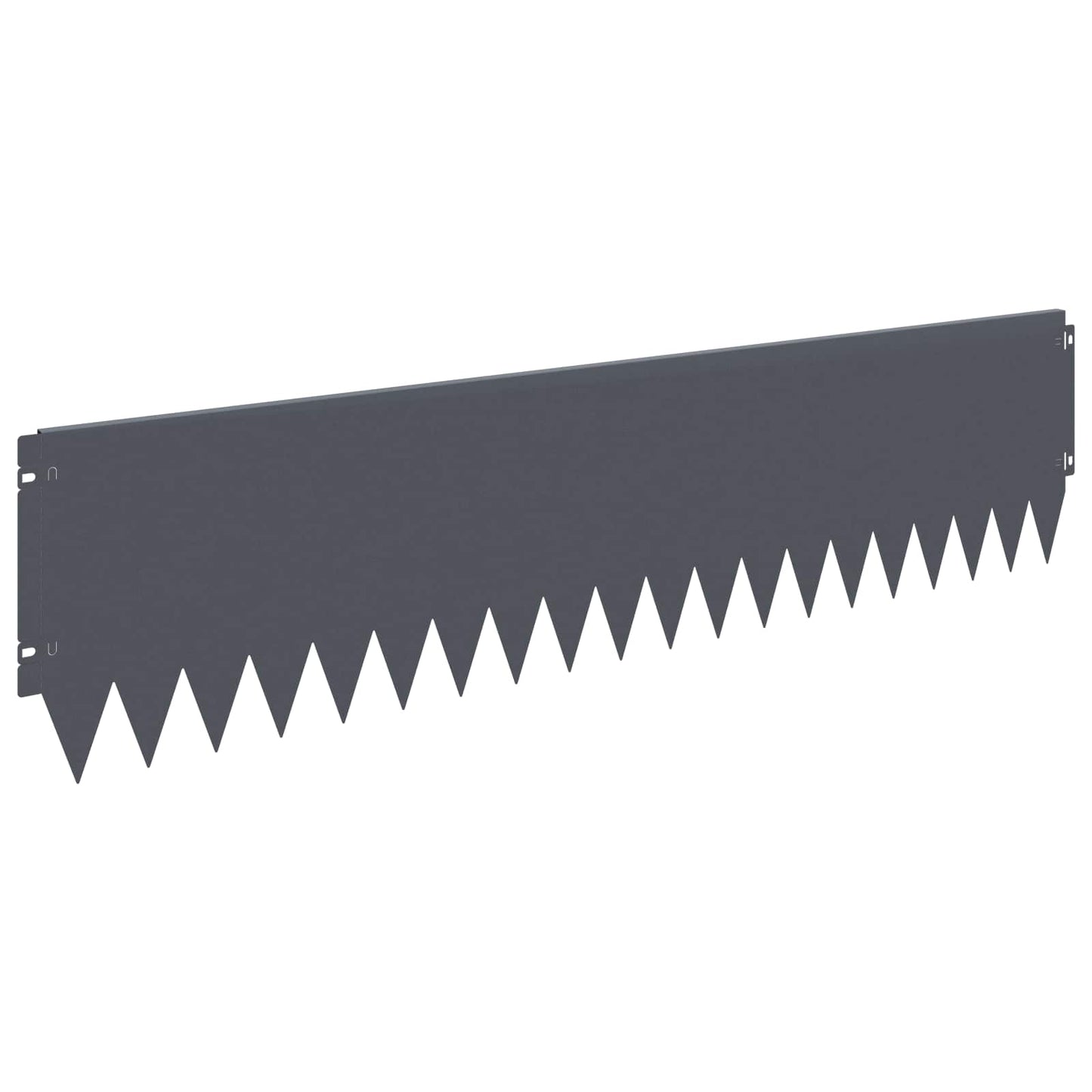 Gjerdekant 10 pcs 103 x 25 cm Stål Antrasitt