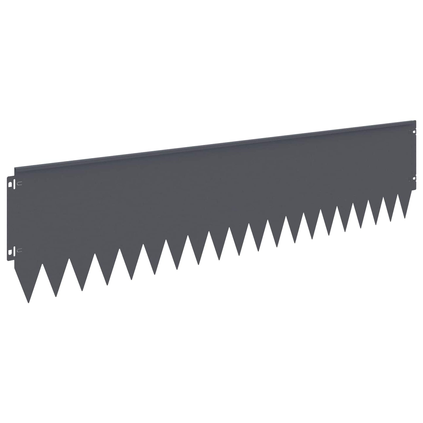 Gjerdekant 10 pcs 103 x 25 cm Stål Antrasitt