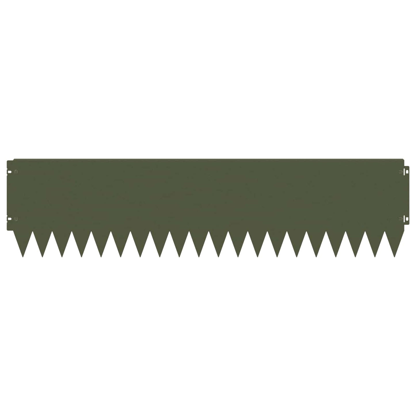 Gjerdekant 10 pcs 103 x 25 cm Stål Olivengrønn