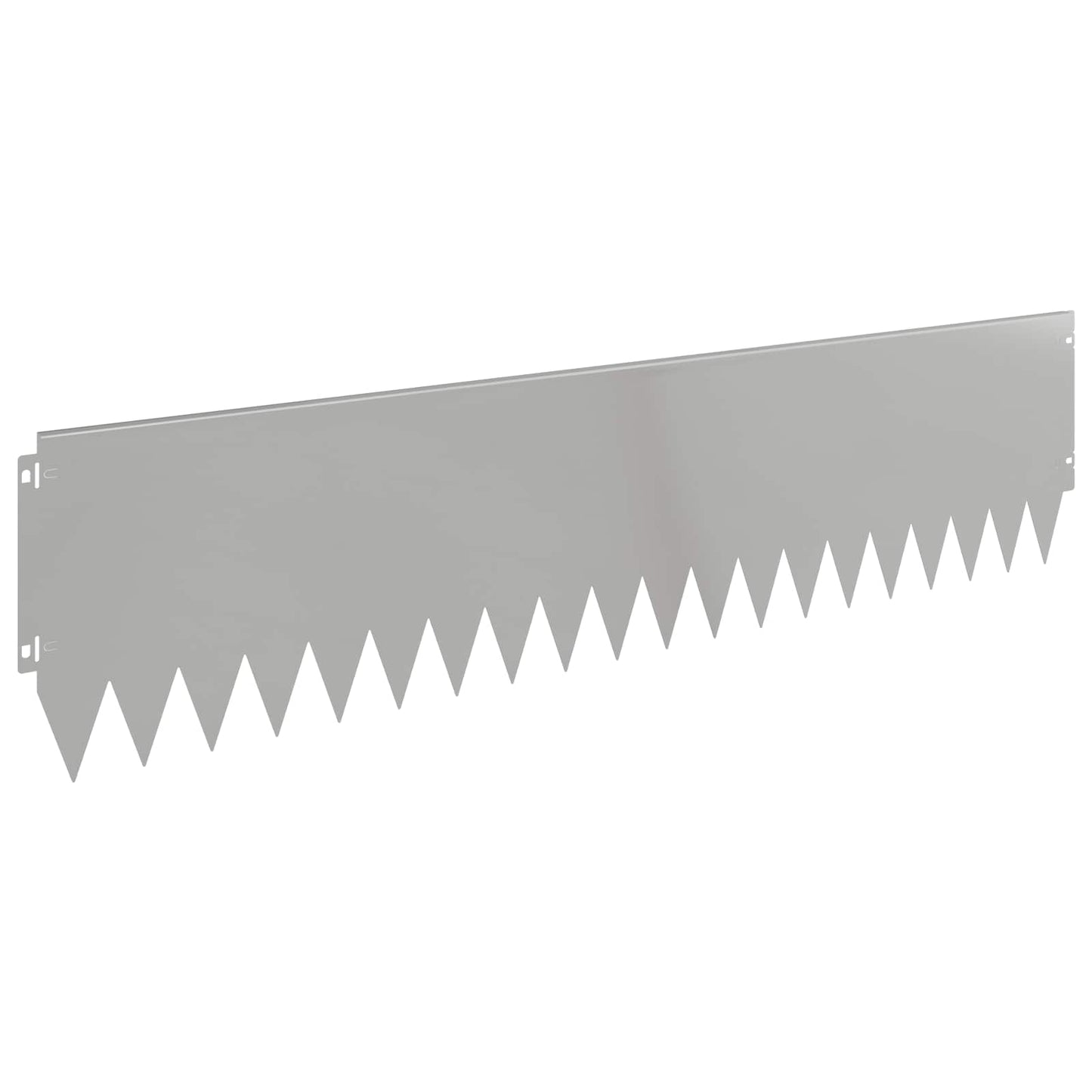 Gjerdekant 10 pcs 103 x 25 cm Stål Sølv