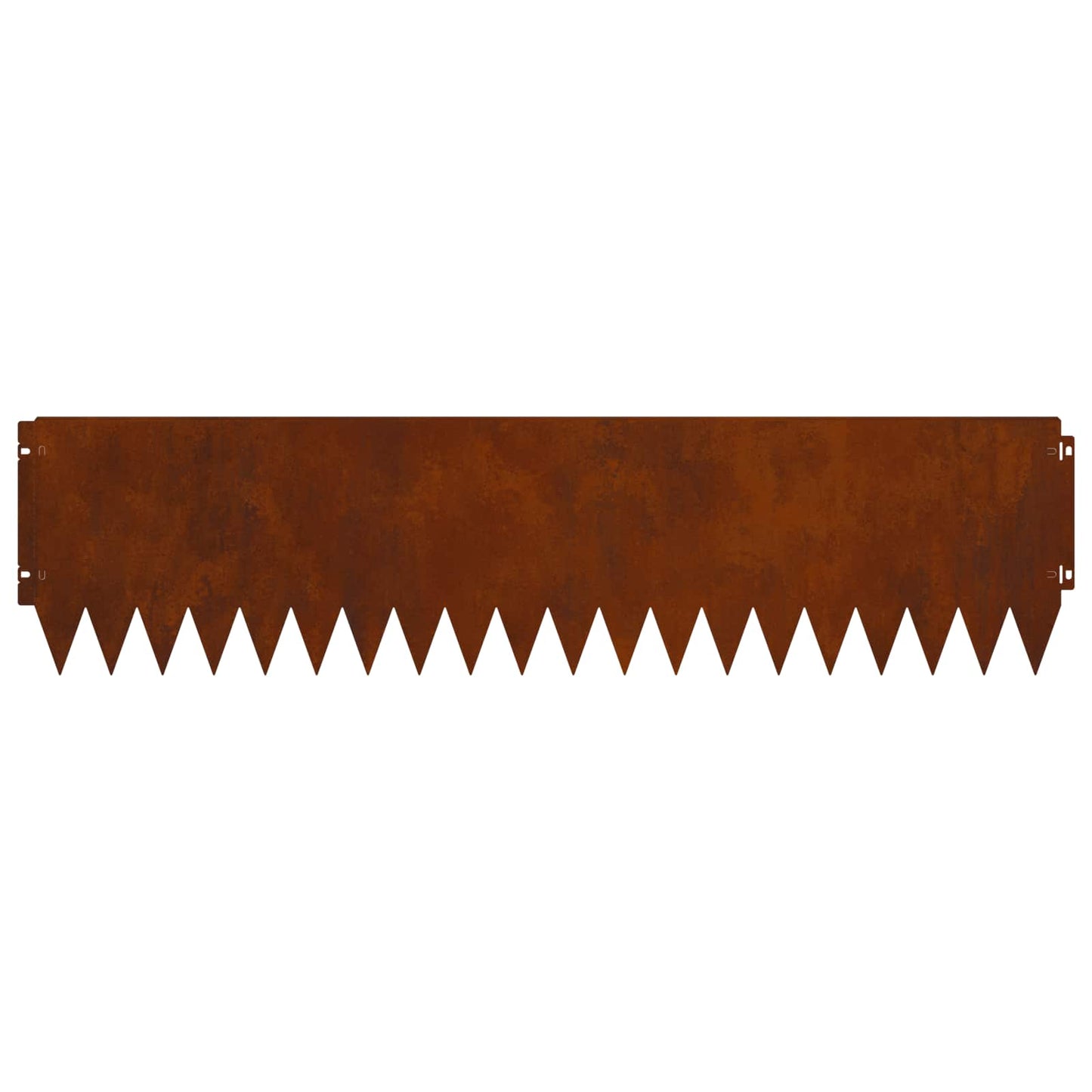 Gjerdekant 20 pcs 103 x 25 cm Stål Rusten