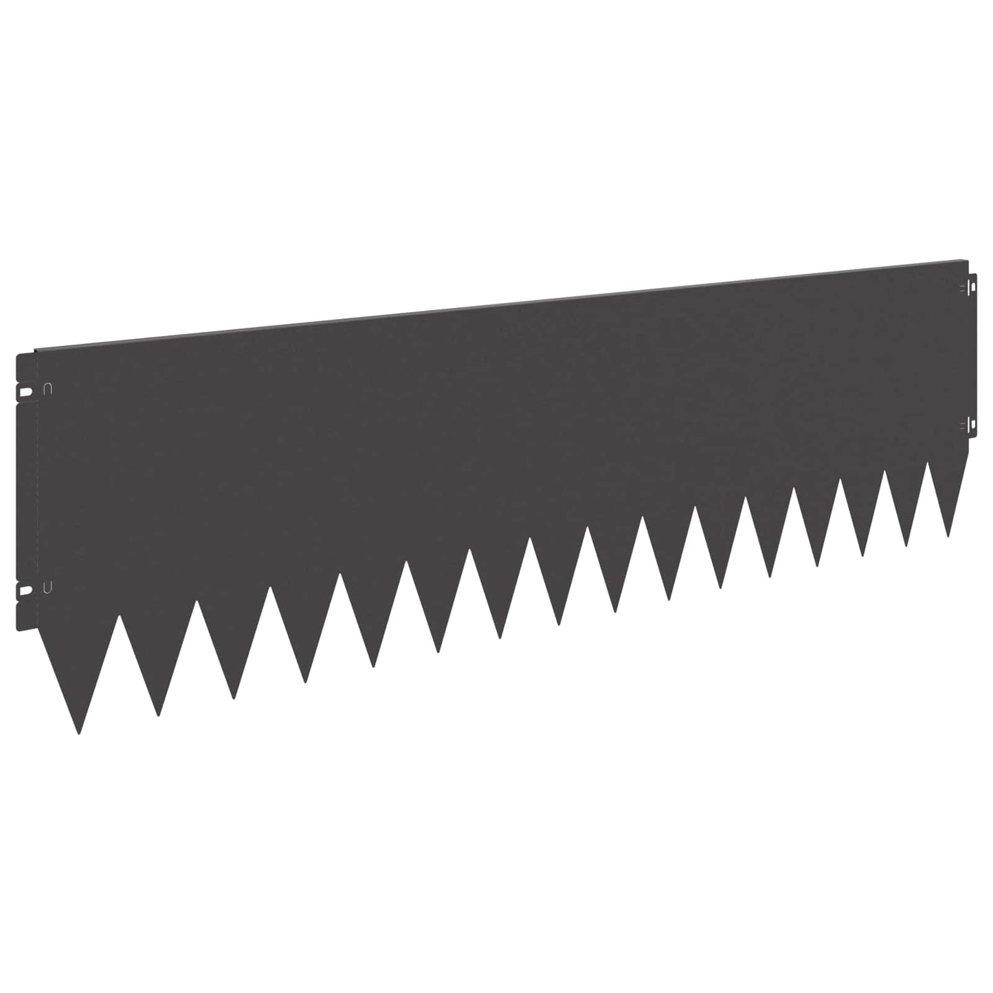 Gjerdekant 10 pcs 103 x 30 cm Stål Svart
