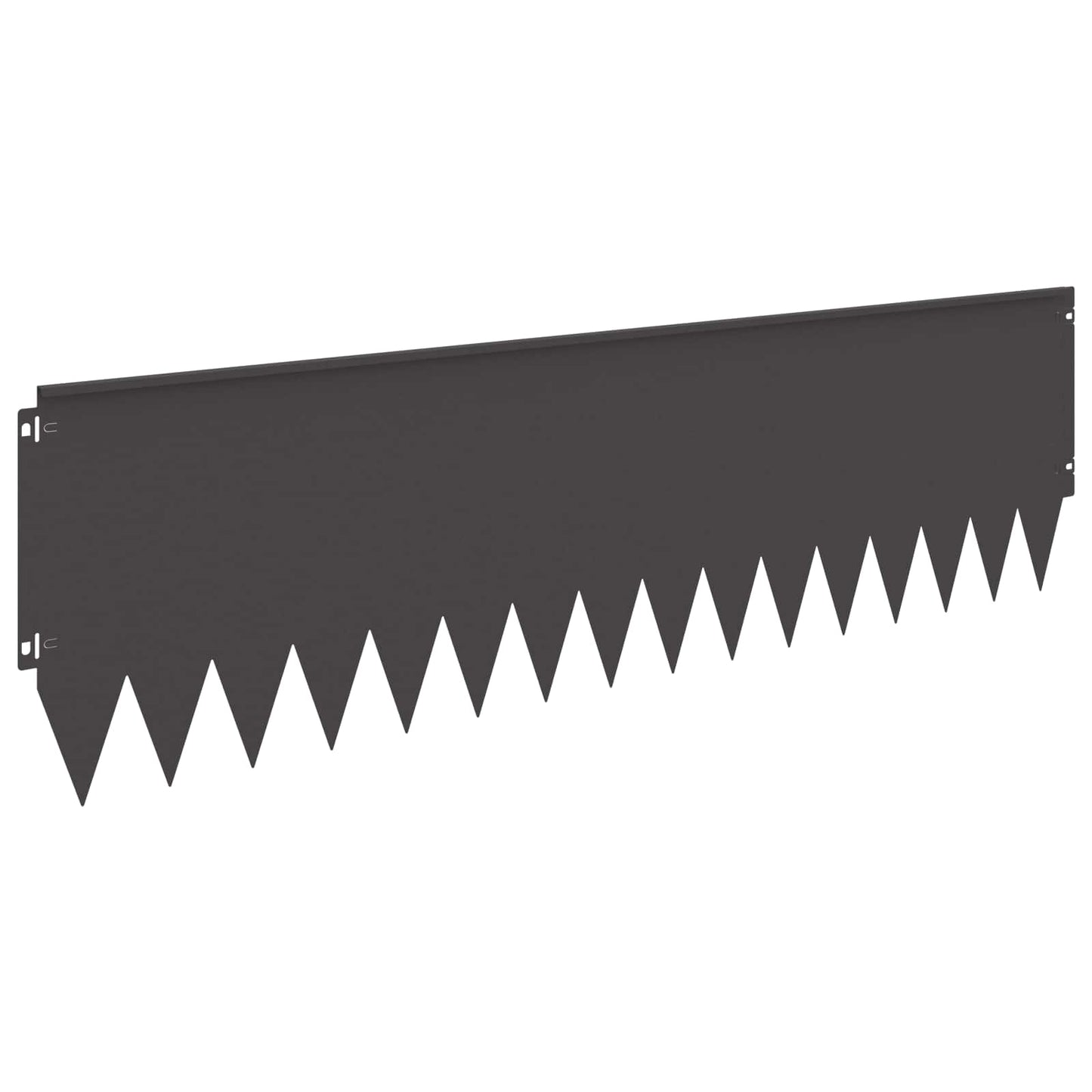 Gjerdekant 10 pcs 103 x 30 cm Stål Svart