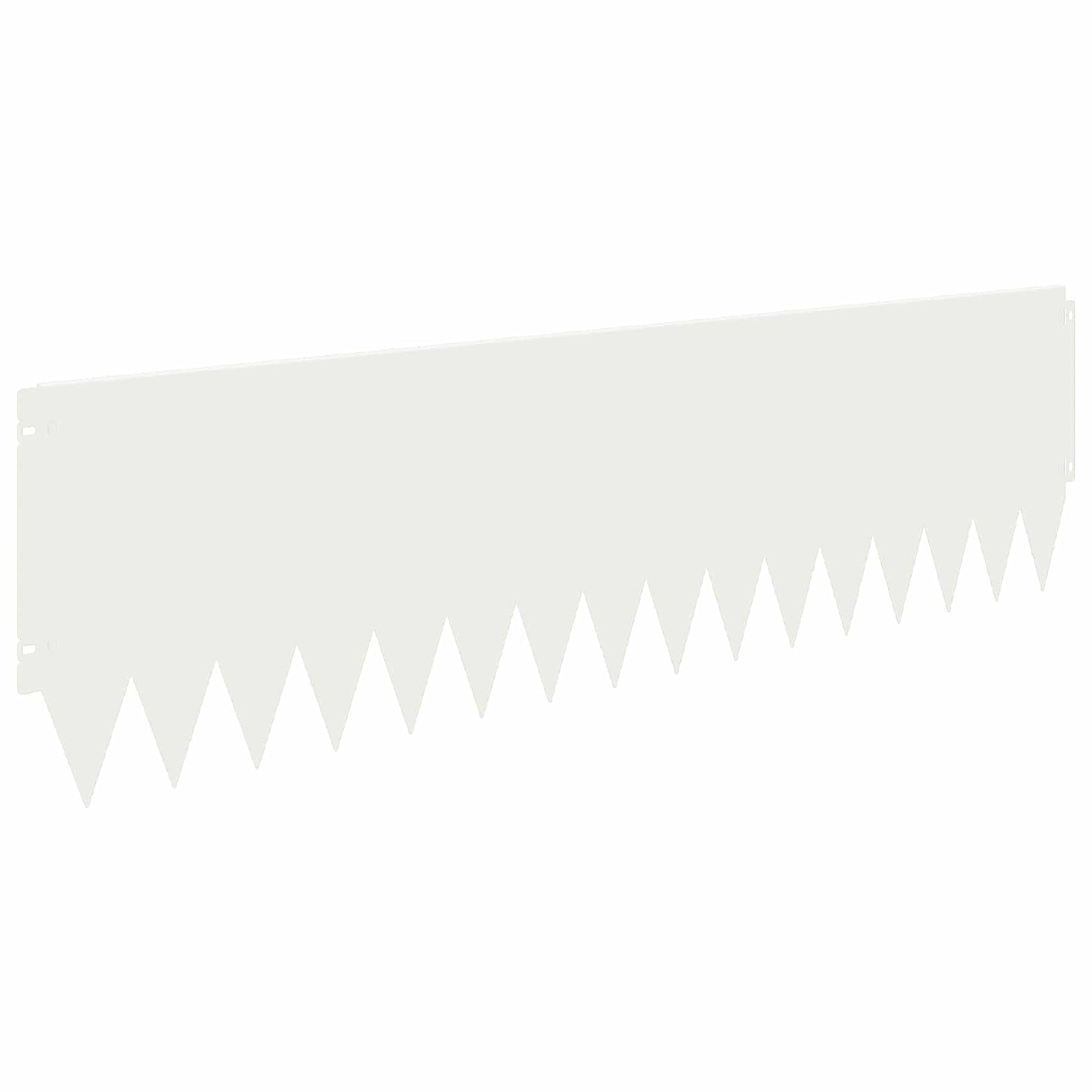 Gjerdekant 20 pcs 103 x 30 cm Stål Hvit