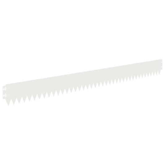 Gjerdekant 30 pcs 103 x 10 cm Stål Hvit