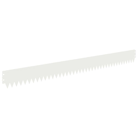 Gjerdekant 30 pcs 103 x 10 cm Stål Hvit