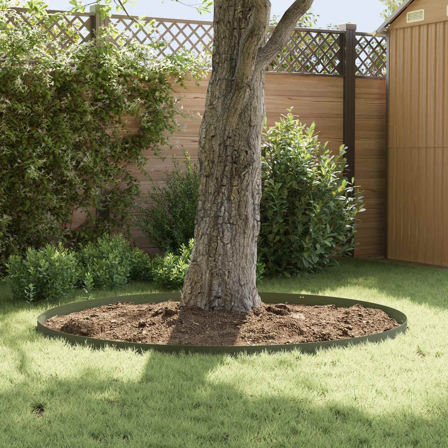 Gjerdekant 20 pcs 103 x 10 cm Stål Olivengrønn