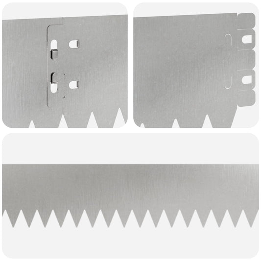 Gjerdekant 10 pcs 103 x 10 cm Stål Sølv