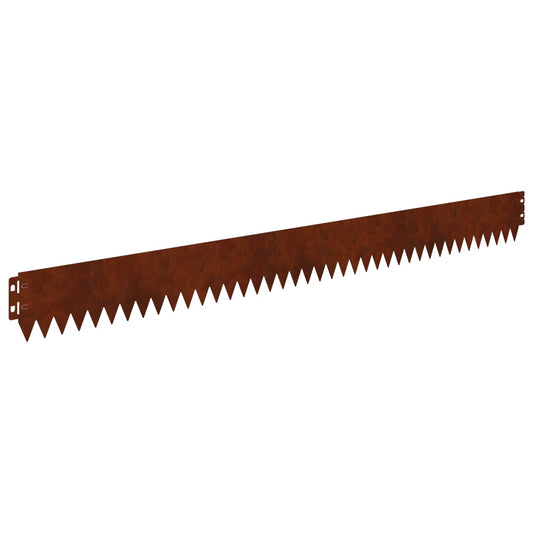Gjerdekant 30 pcs 103 x 10 cm Stål Rusten
