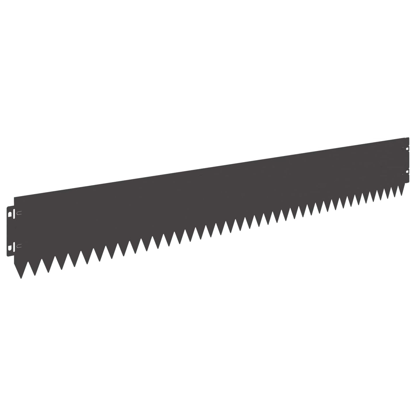 Gjerdekant 20 pcs 103 x 15 cm Stål Svart