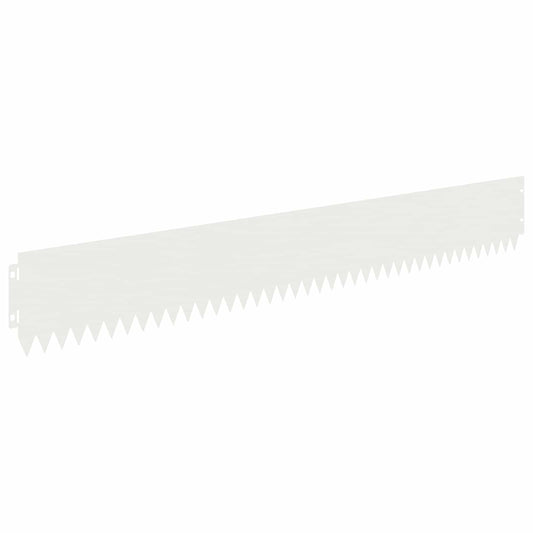 Gjerdekant 10 pcs 103 x 15 cm Stål Hvit