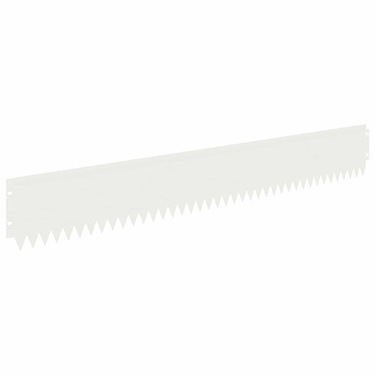 Gjerdekant 10 pcs 103 x 15 cm Stål Hvit