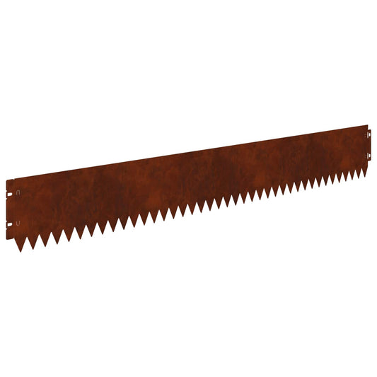 Gjerdekant 10 pcs 103 x 15 cm Stål Rusten