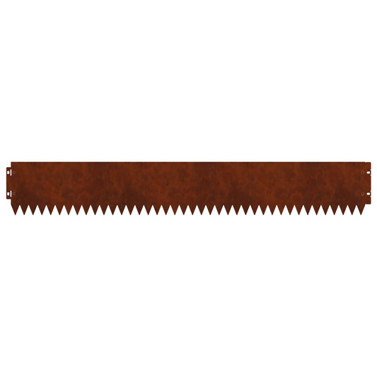 Gjerdekant 30 pcs 103 x 15 cm Stål Rusten