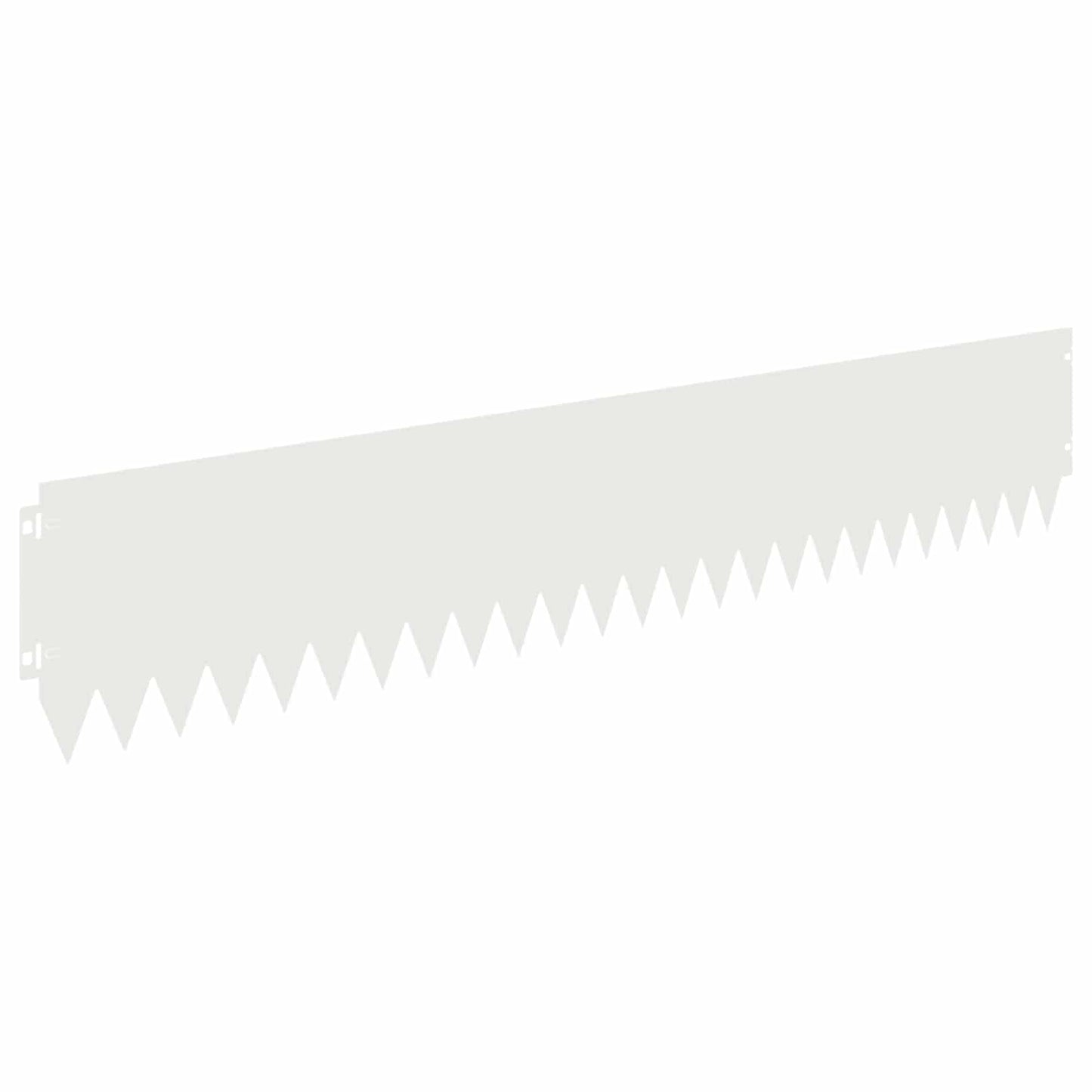 Gjerdekant 20 pcs 103 x 20 cm Stål Hvit
