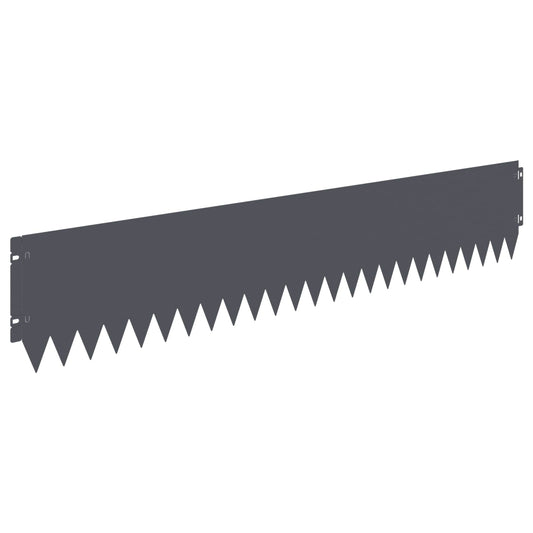 Gjerdekant 10 pcs 103 x 20 cm Stål Antrasitt