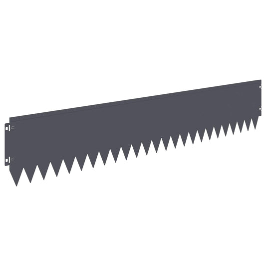 Gjerdekant 30 pcs 103 x 20 cm Stål Antrasitt