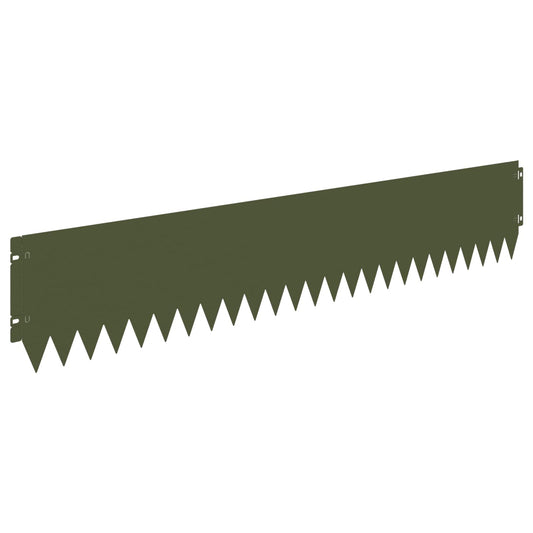 Gjerdekant 20 pcs 103 x 20 cm Stål Olivengrønn