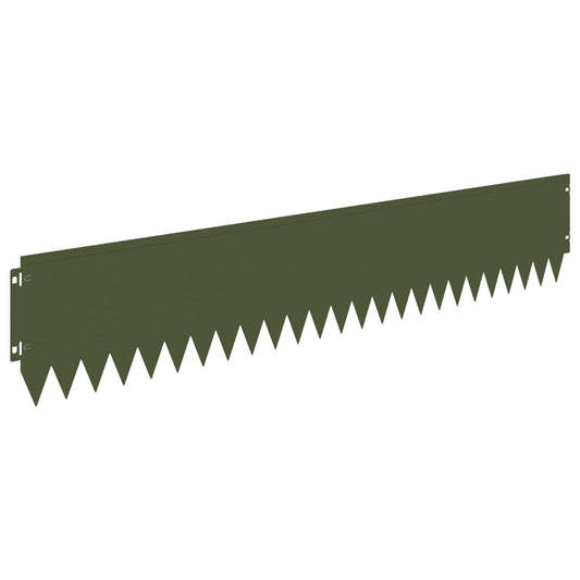 Gjerdekant 30 pcs 103 x 20 cm Stål Olivengrønn