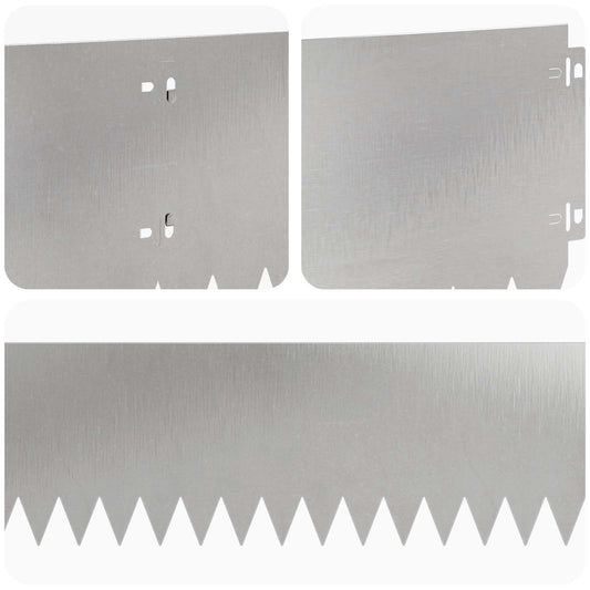 Gjerdekant 10 pcs 103 x 20 cm Stål Sølv