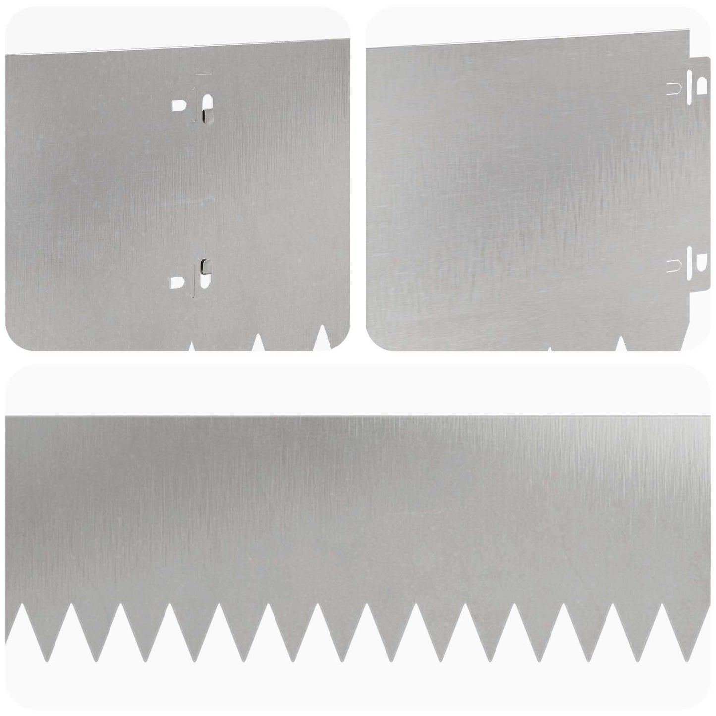 Gjerdekant 20 pcs 103 x 20 cm Stål Sølv