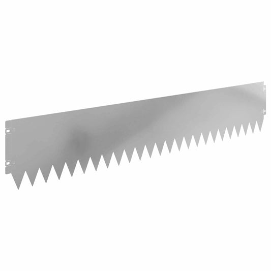 Gjerdekant 10 pcs 103 x 20 cm Stål Sølv