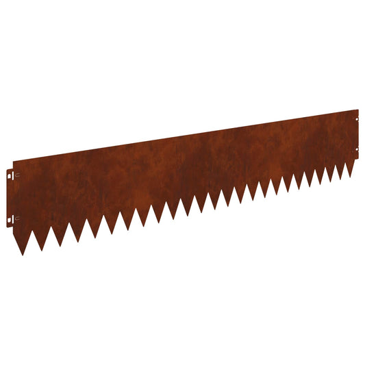 Gjerdekant 10 pcs 103 x 20 cm Stål Rusten