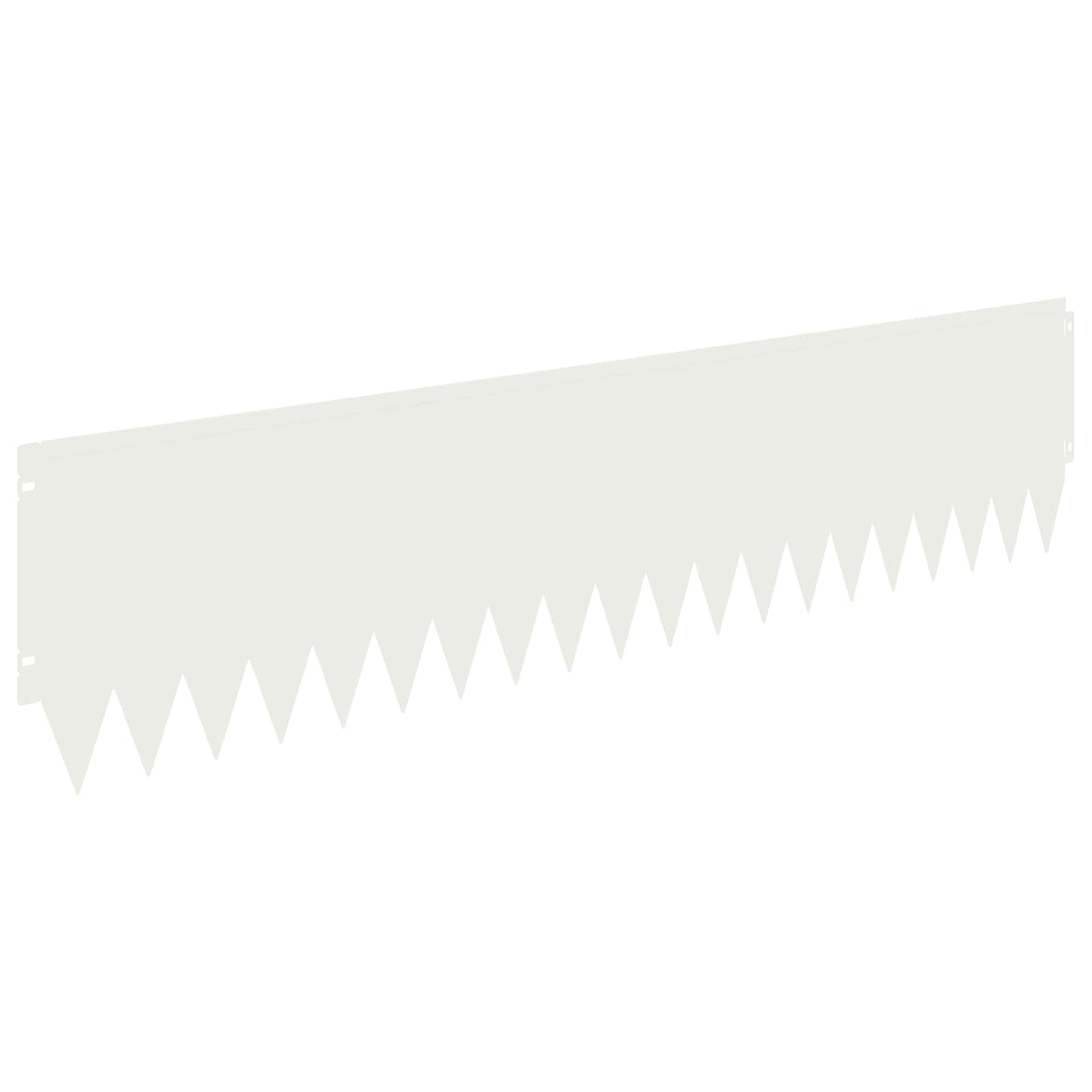 Gjerdekant 20 pcs 103 x 25 cm Stål Hvit