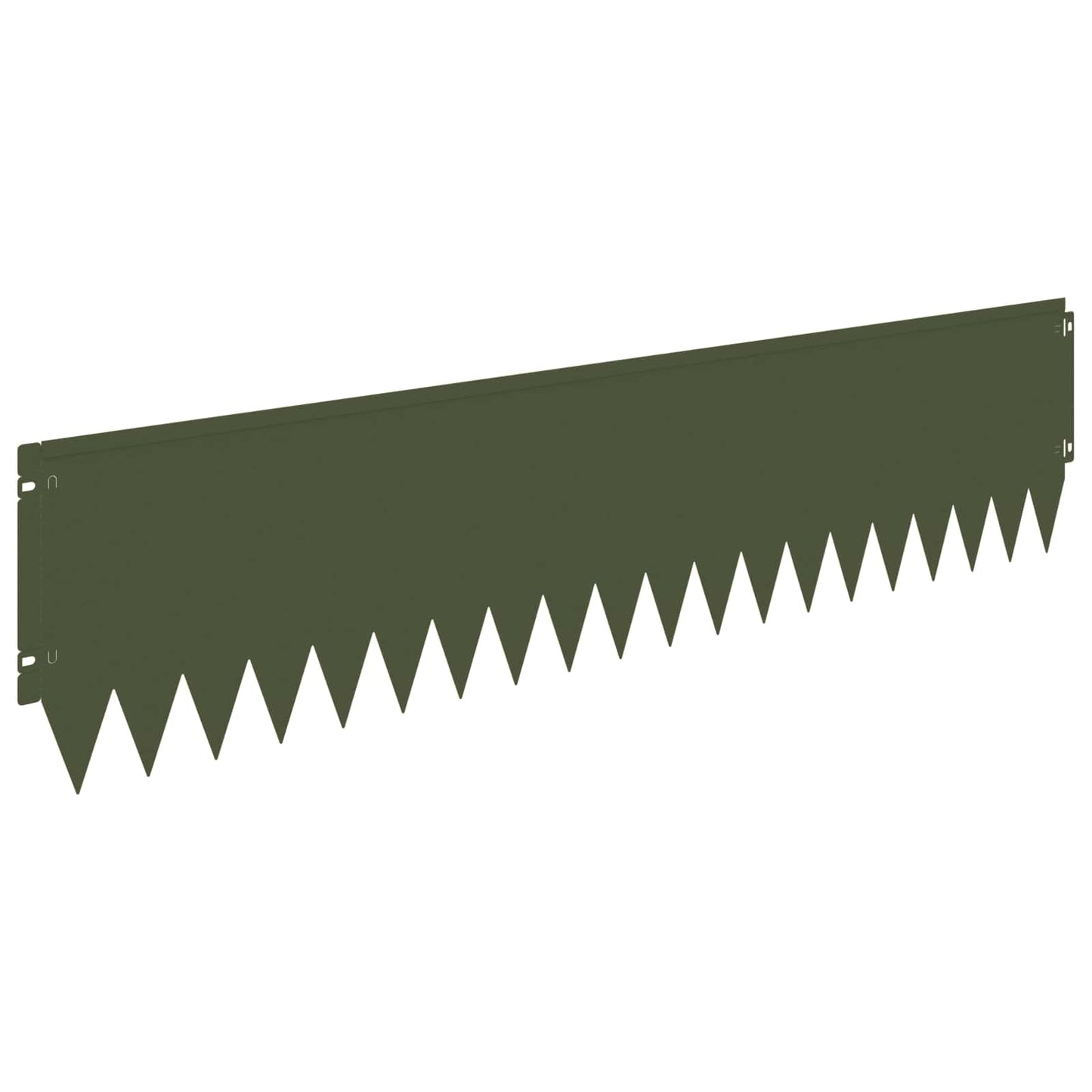 Gjerdekant 10 pcs 103 x 25 cm Stål Olivengrønn