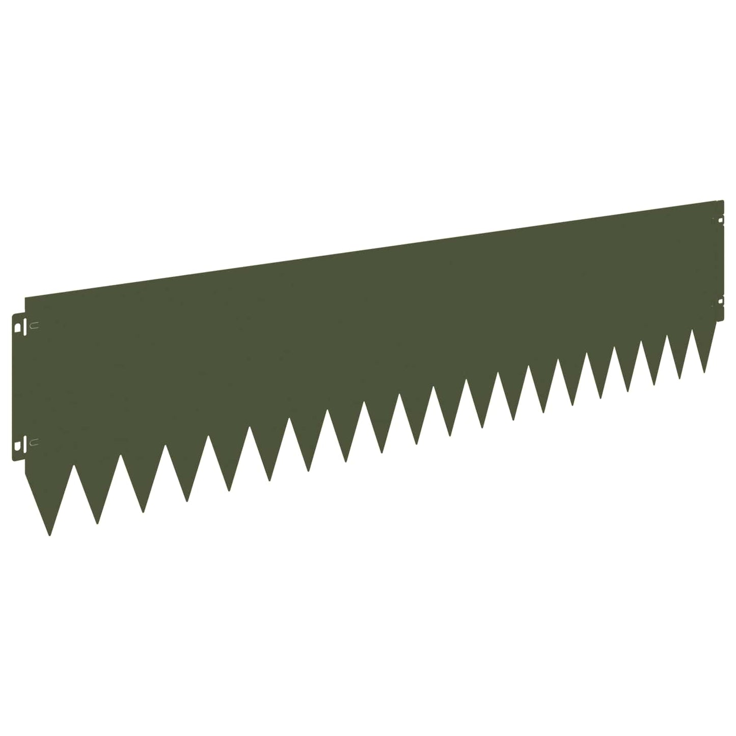 Gjerdekant 20 pcs 103 x 25 cm Stål Olivengrønn