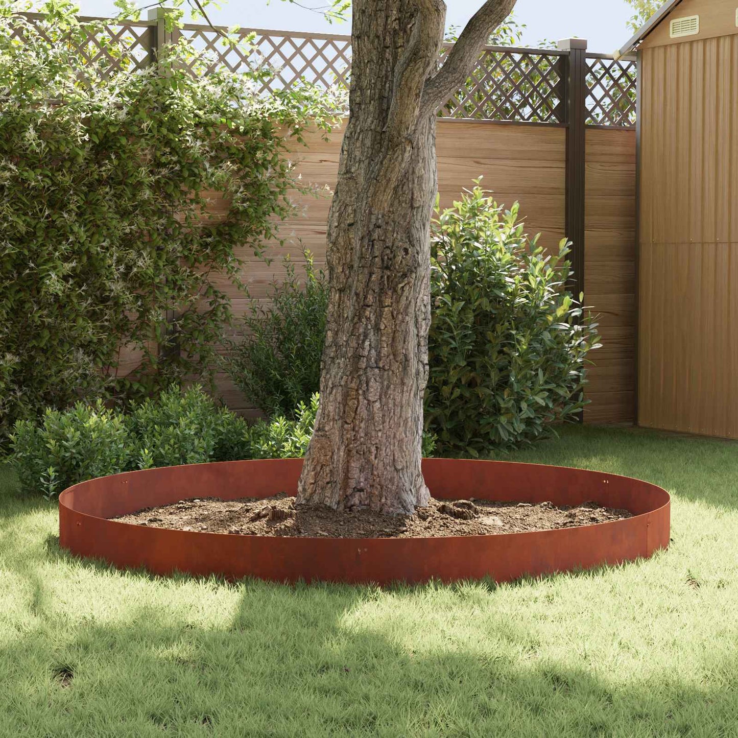 Gjerdekant 10 pcs 103 x 25 cm Stål Rusten
